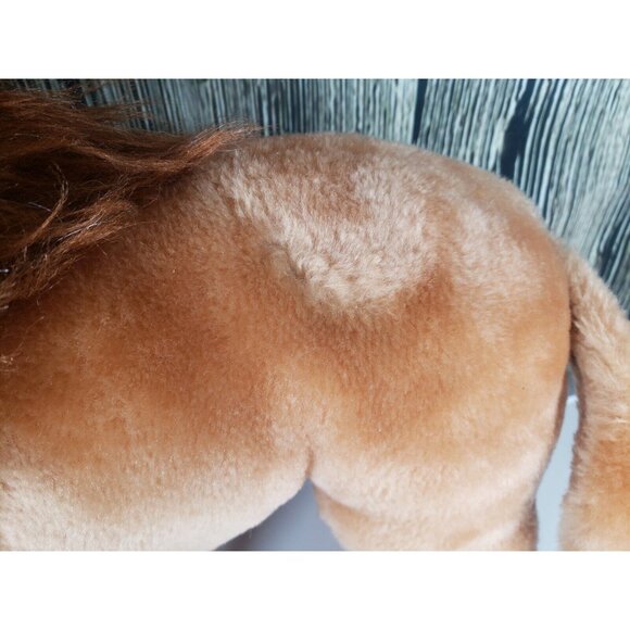 Free Standing Plush Lion Dakin Fun Farm Stuffed Animal Korea Vintage 1980 - Picture 4 of 9